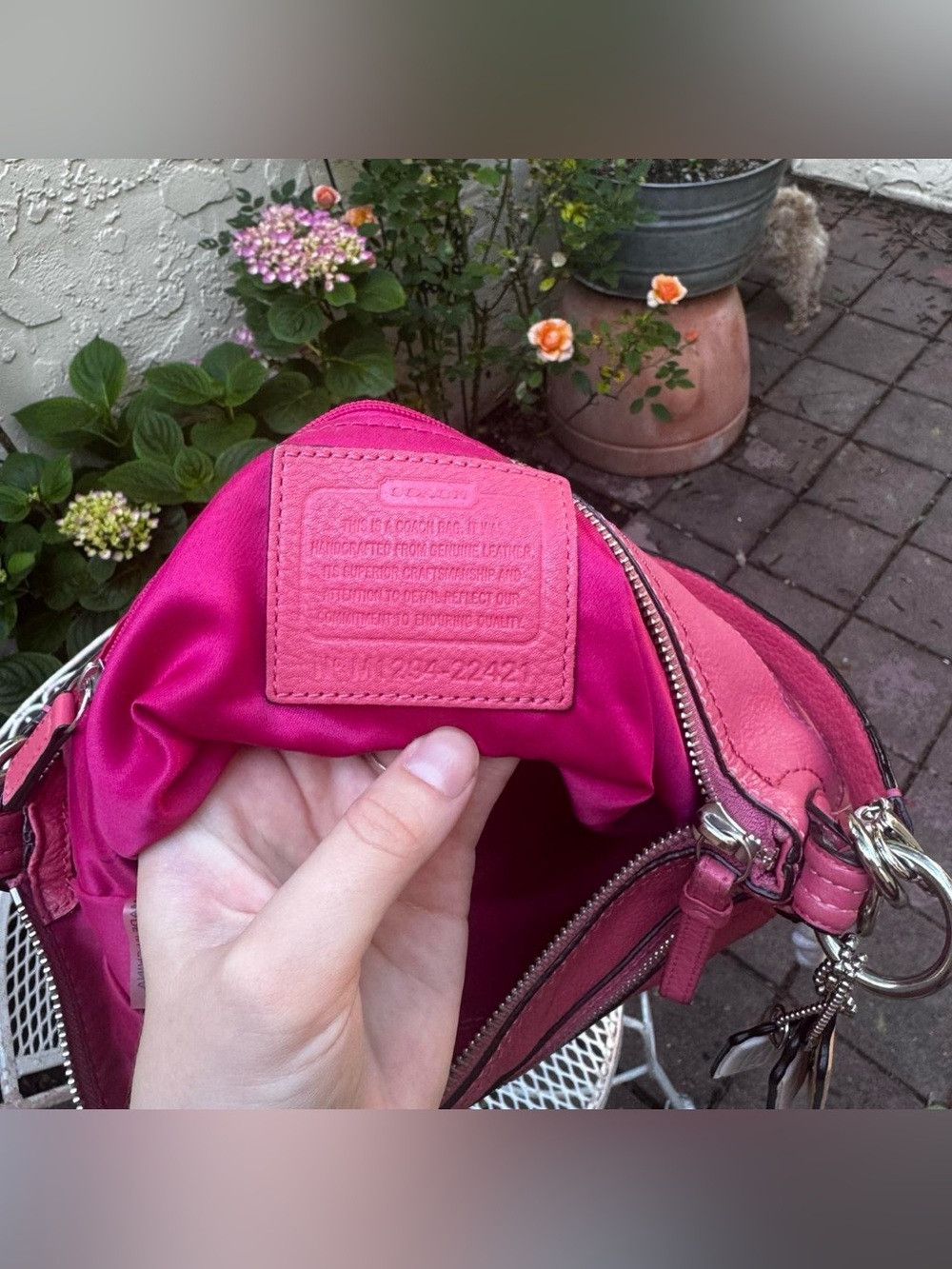 Y2k Coach Pink Shoulder Bag - Gem